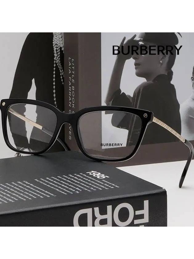 Glasses frame BE2319 3001 black horn rim - BURBERRY - BALAAN 2