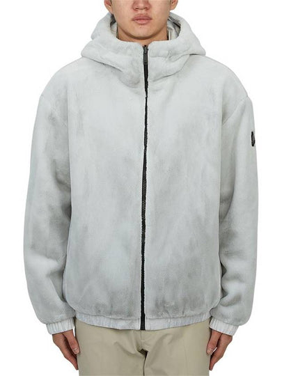 Borden Mono Bunny Men s Double sided Hooded Fur Jacket M34MS602 1487 - MOOSE KNUCKLES - BALAAN 2