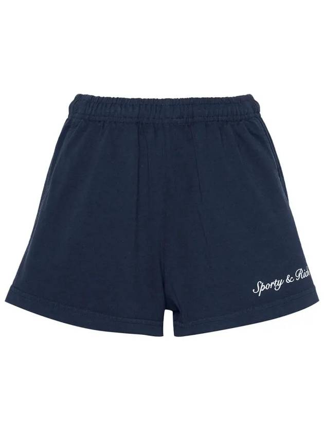 Syracuse embroidered disco shorts SHAW2326NA 31 - SPORTY & RICH - BALAAN 1