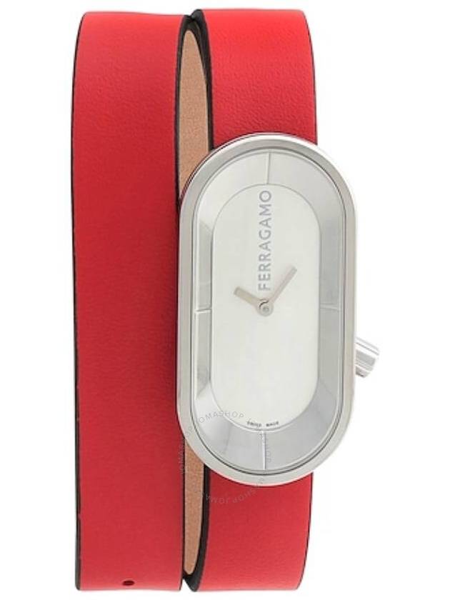 Ferragamo Curve Quartz Silver Dial Unisex Watch SFK300223 - SALVATORE FERRAGAMO - BALAAN 1