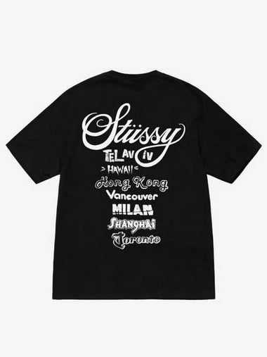 tour t shirt black men - STUSSY - BALAAN 1