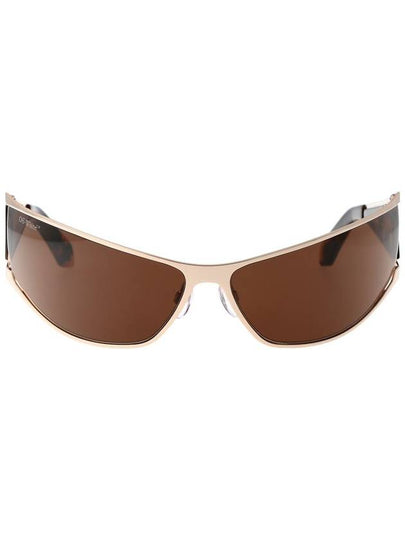 Luna tortoiseshell biker style sunglasses - OFF WHITE - BALAAN 2