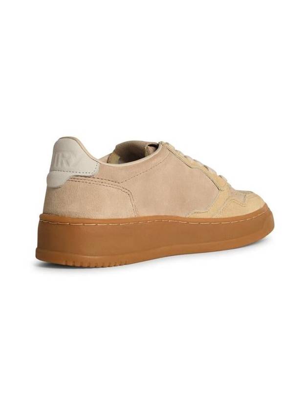 Autry 'Medialist' Beige Suede Sneakers - AUTRY - BALAAN 3