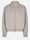 De Coeur Logo Zip-up Jacket Light Beige - AMI - BALAAN 3