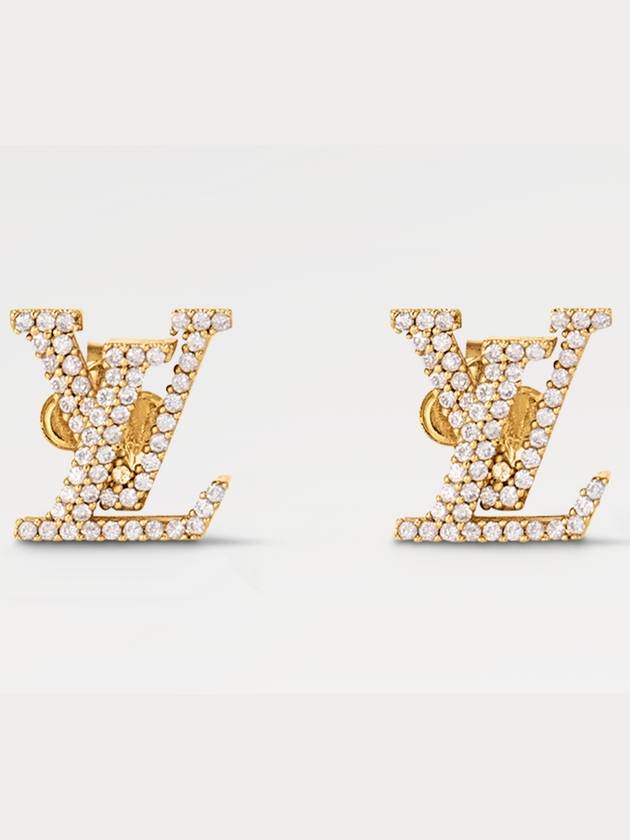 LV Iconic Earrings Gold - LOUIS VUITTON - BALAAN 3