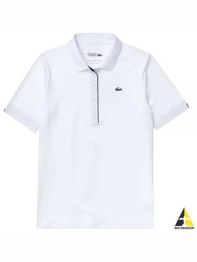 Women's Golf Performance Ultra Dry Short Sleeve Polo Shirt White - LACOSTE - BALAAN 2