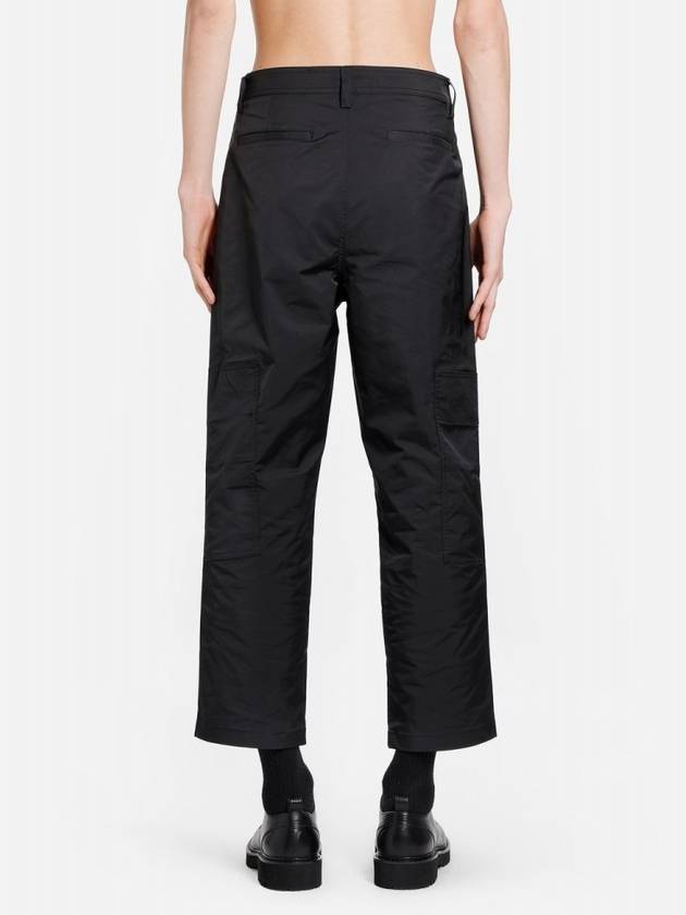 Men's Logo Cargo Straight Pants Black - VALENTINO - BALAAN 9