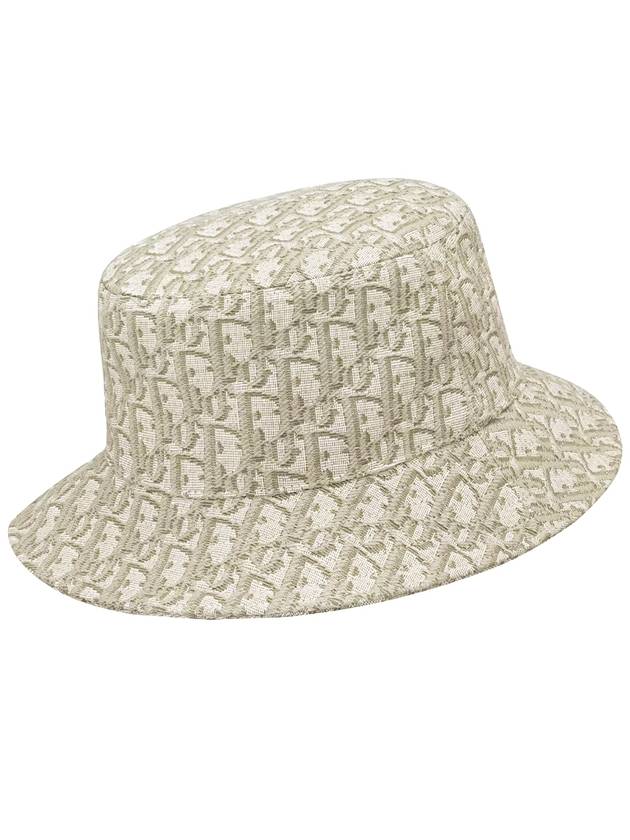 Oblig Technical Cotton Jacquard Bucket Hat Beige - DIOR - BALAAN 4