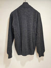 Men's Double Heart Wappen V-Neck Cardigan P1 N076 2 Gray - COMME DES GARCONS PLAY - BALAAN 6