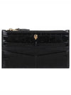 Skull Zipper Card Wallet Black - ALEXANDER MCQUEEN - BALAAN 2