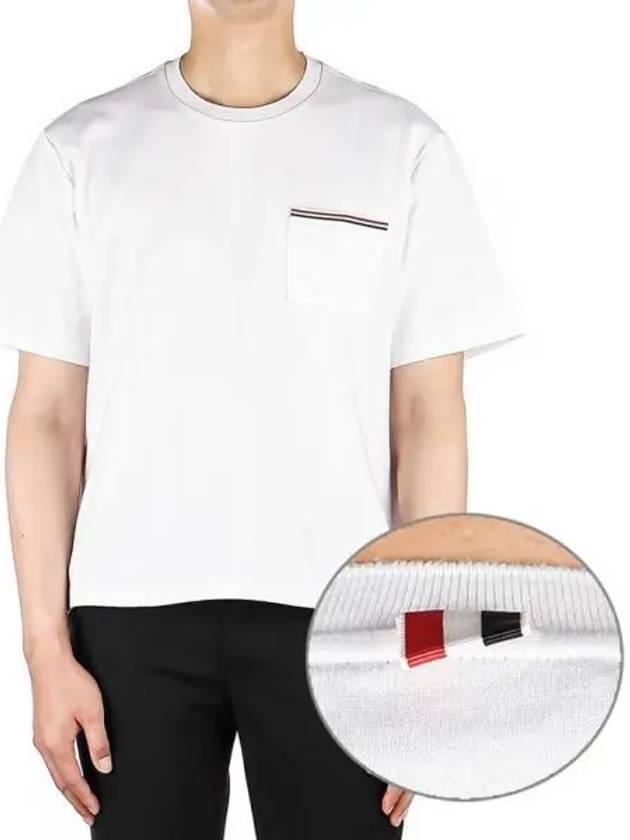 Men s short sleeve t shirt 270891 - THOM BROWNE - BALAAN 1