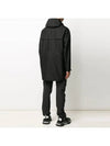 Ildut Logo Nylon Half Parka Black - MONCLER - BALAAN 4