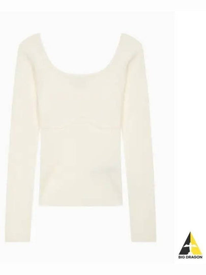 JEANS Women s Rib Sweater Ivory J224561YBI - CALVIN KLEIN - BALAAN 2