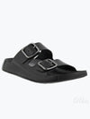 Cozmo leather sandals black - ECCO - BALAAN 2