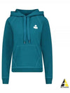 Malibu Logo Print Hooded Top Teal - ISABEL MARANT - BALAAN 2