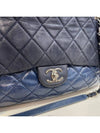 Blue two tone silver CC chain flap shoulder bag No 21 - CHANEL - BALAAN 2