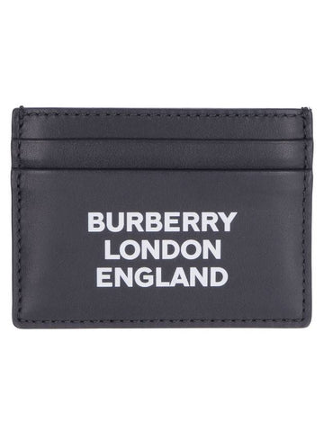 Logo Print Card Wallet - BURBERRY - BALAAN 1