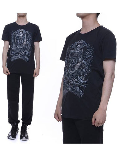 Men's Short Sleeve TShirt S6HJ601I607_176 - BALMAIN - BALAAN 1