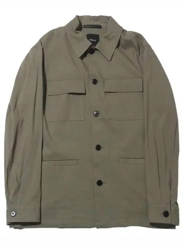 linen jacket men - THEORY - BALAAN 1