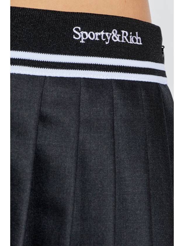 Sporty & Rich Pleated Skirt, Women's, Black - SPORTY & RICH - BALAAN 5