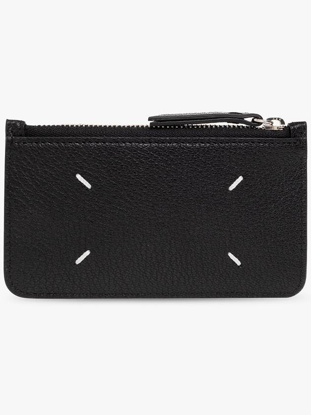 Stitch Zipper Card Wallet Black - MAISON MARGIELA - BALAAN 4