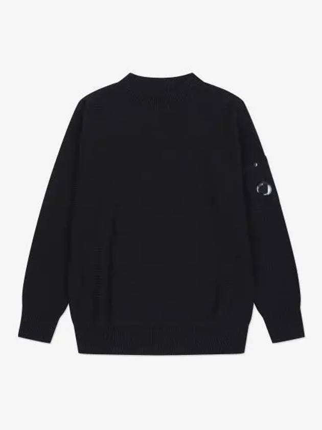 Compact Cotton Knit Top Black - CP COMPANY - BALAAN 2