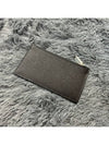 Grain calfskin compact zipped card wallet - CELINE - BALAAN 2