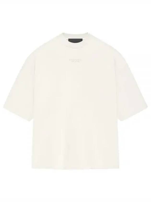 Cloud Dancer Logo Print Cotton Short Sleeve T-Shirt Off White - FEAR OF GOD ESSENTIALS - BALAAN 2