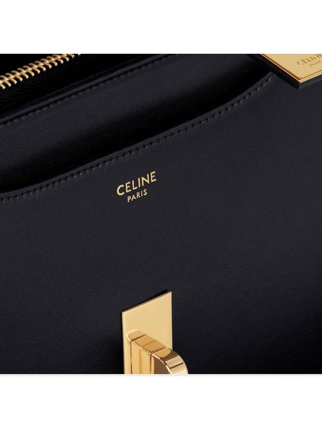 16 Small Satin Calfskin Tote Bag Black - CELINE - BALAAN 6