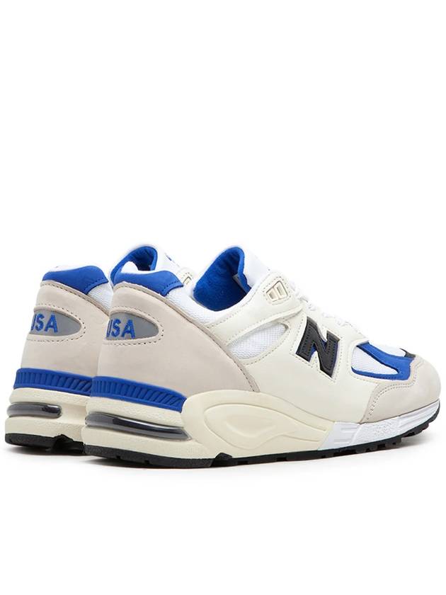 990v2 Low Top Sneakers Blue White - NEW BALANCE - BALAAN 4