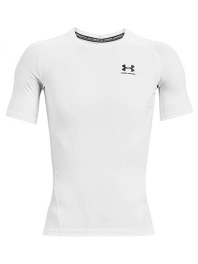 Men's Heart Gear Compression Short Sleeve T-Shirt White - UNDER ARMOUR - BALAAN 2