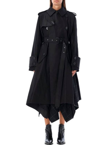 Sacai Paneled Trench Coat - SACAI - BALAAN 1