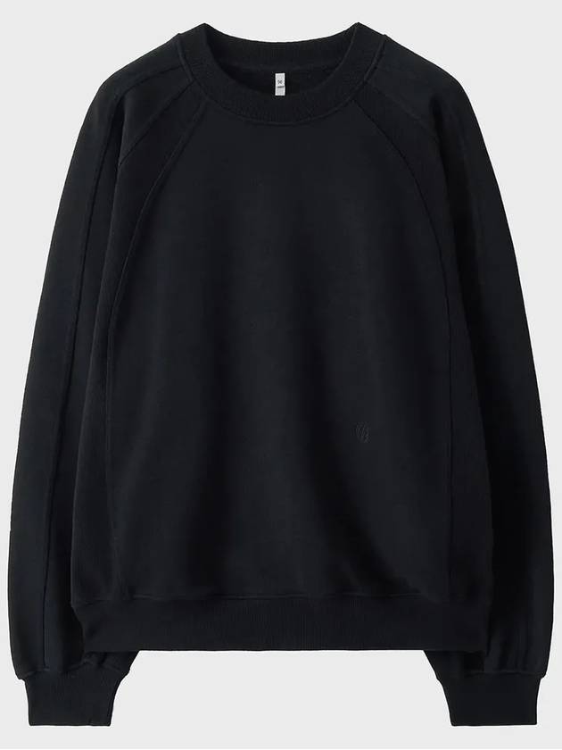 Paneled Balloon Sweatshirt Black - NOIRER - BALAAN 3