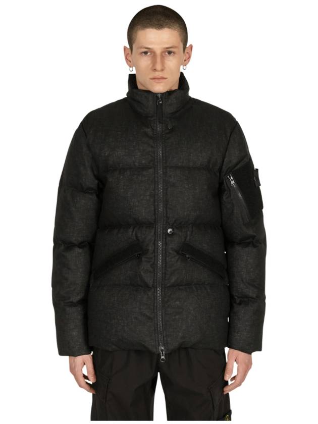 Men's Shadow Project Down Padding Black - STONE ISLAND - BALAAN.