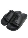 Men's Lace Up Pool Slippers Black - MAISON MARGIELA - BALAAN 2