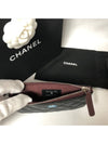 Classic Mini Pouch Grained Calfskin Silver Black - CHANEL - BALAAN 6