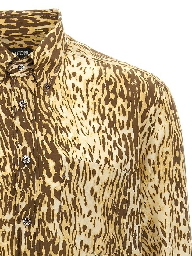 Tom Ford '70'S Animalier' Shirt - TOM FORD - BALAAN 3