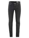 Logo Patch Slim Fit Denim Jeans Black - ALEXANDER MCQUEEN - BALAAN 1