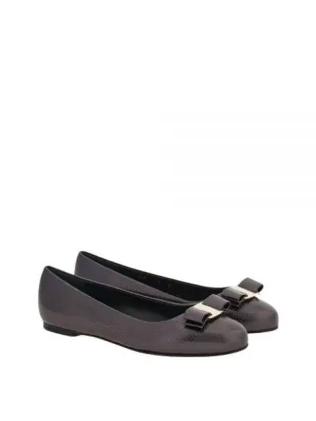 Barina Ballerina Flat Brown - SALVATORE FERRAGAMO - BALAAN 2