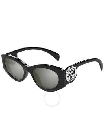 Gucci Grey Mirror Cat Eye Ladies Sunglasses GG1691S 001 54 - GUCCI - BALAAN 1