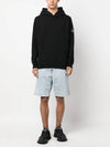 Garment Dyed Hoodie Black - STONE ISLAND - BALAAN 3