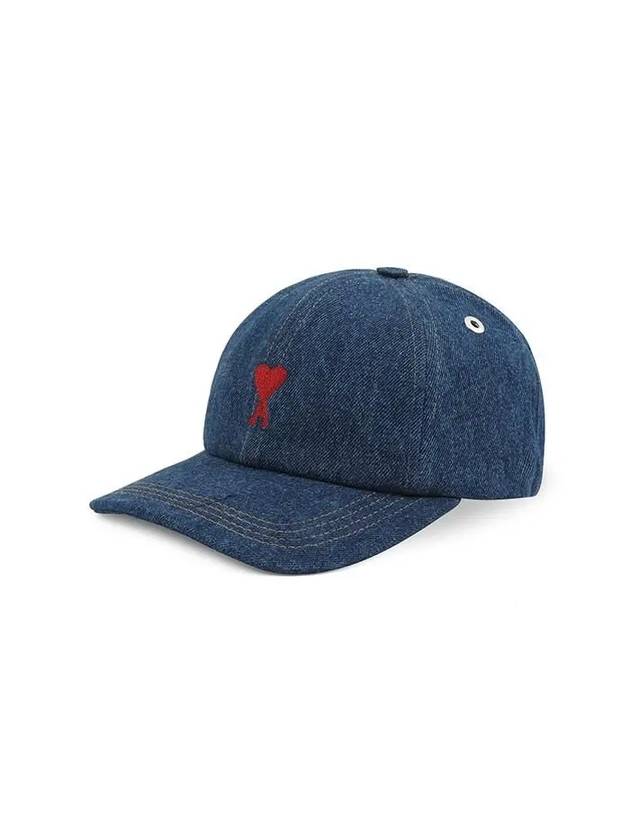 UCP006 DE0025 480 De Coeur Heart Logo Ball Cap - AMI - BALAAN 1