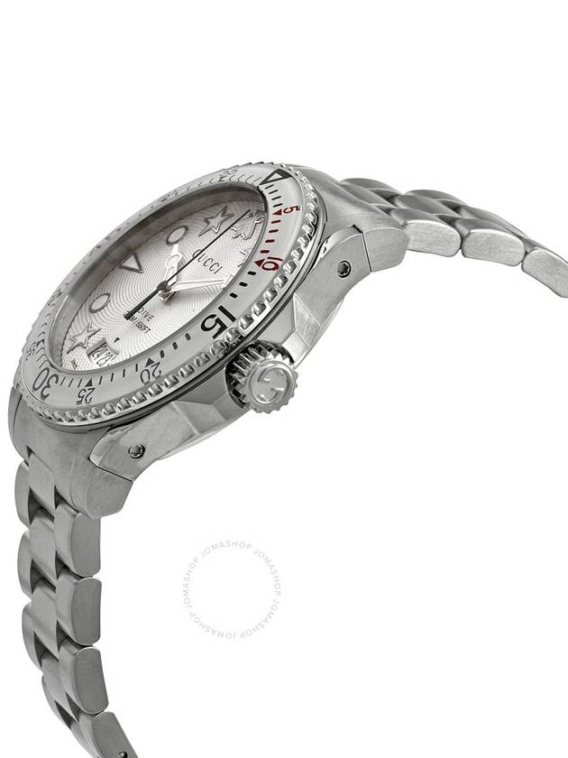 Dive Quartz Dial Watch Silver - GUCCI - BALAAN 3