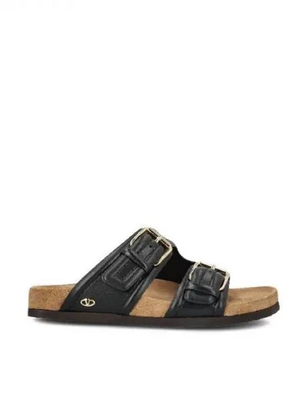 Buckle Strap Leather Sandals 271514 - VALENTINO - BALAAN 1