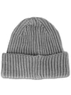 Signature Goggles Wool Beanie Grey - CP COMPANY - BALAAN 4