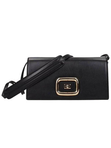 Viv Chalk Cross Bag Black - ROGER VIVIER - BALAAN 1