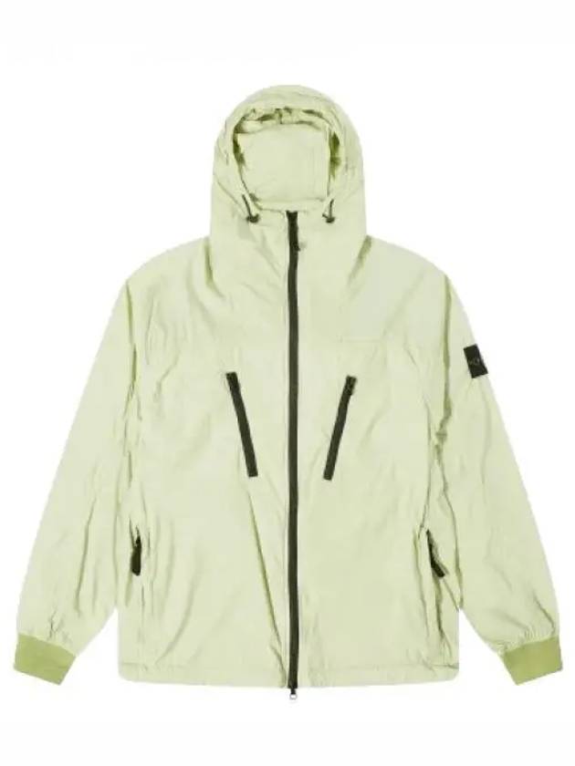 Skin Touch Nylon TC Hooded Jacket Green - STONE ISLAND - BALAAN 2