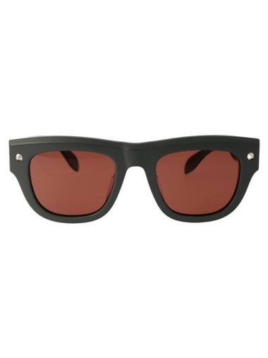 Sunglasses AM0425S 004 004 GRAY GRAY BROWN - ALEXANDER MCQUEEN - BALAAN 1