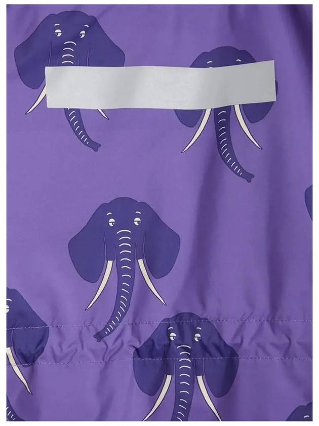 Kids Elephant Shell Jacket Purple 22210105 45 - MINI RODINI - BALAAN 4