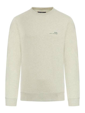 APESSE SS24 COTTON SWEATSHIRT COFBQH27903 PKCVERTPALECHINE - A.P.C. - BALAAN 1